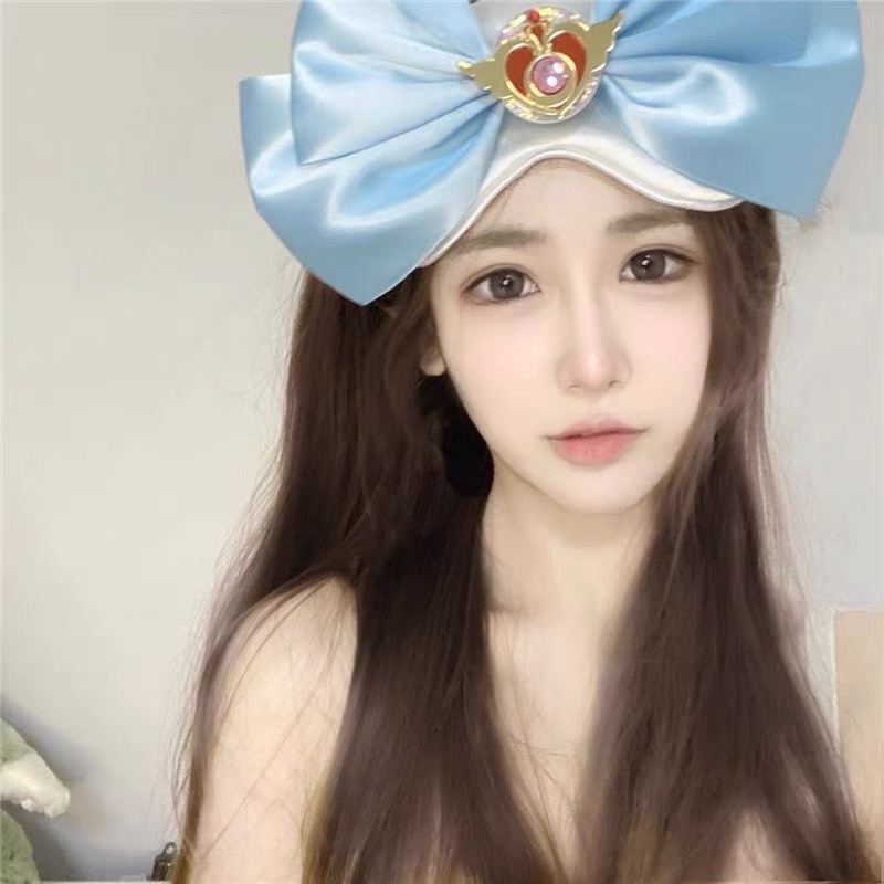 BỊT MẮT NGỦ KIÊM BĂNG ĐÔ CÀI TÓC NƠ TO SAILOR MOON