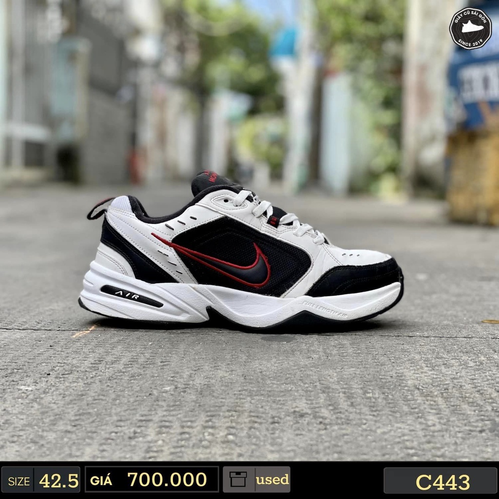 Giày 2hand Nike Air Monarch IV 'White Black Red' 415445-101 - Giày Cũ Sài Gòn 443