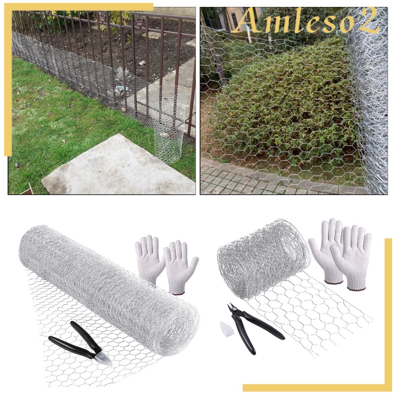 [AMLESO2]Galvanized Poultry Mesh Fencing Chicken Wire Net Rabbit Netting