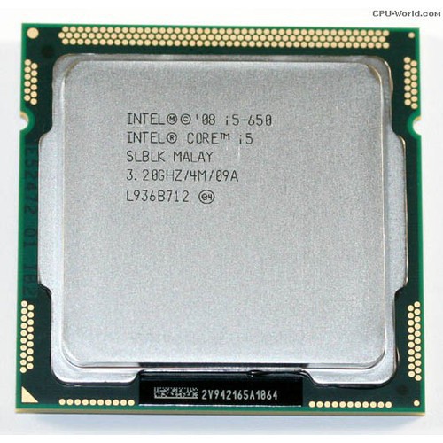 Chip CPU Intel Core i5-650 sooket 1156 Core i5 650 20