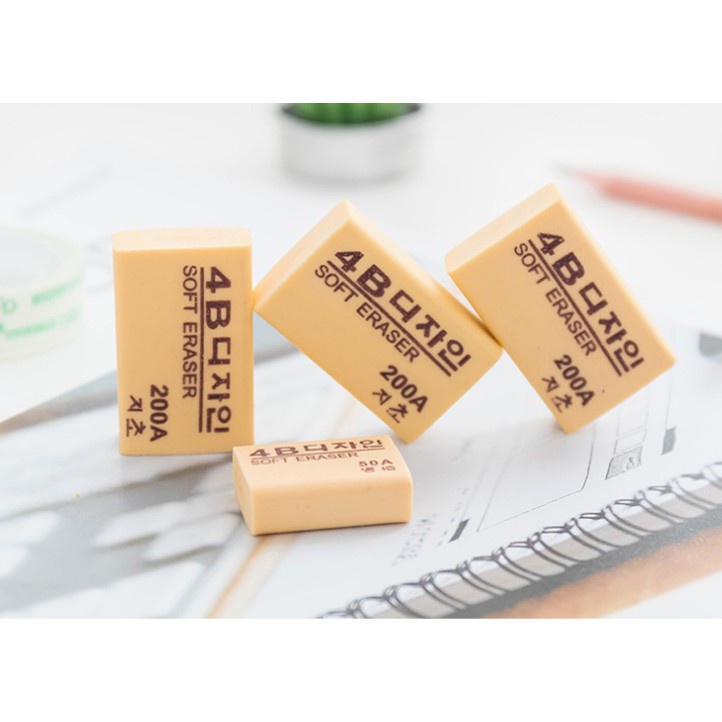 Gôm tẩy bút chì 4B - Hàn quốc - Cao cấp - lẻ rẻ như sỉ