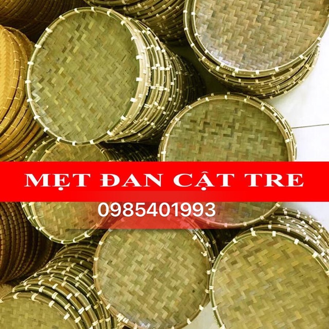 Mẹt tre nan cật viền mây