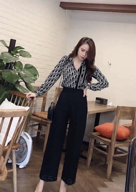 [Bán Vì Đam Mê] Quần vải nữ, quần suông ống rộng, siêu xinh, mặc chân dài như siêu mẫu .