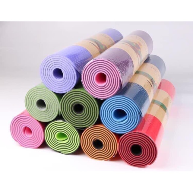 Thảm Tập Yoga 2 Lớp Cao Su Non Dày Đẹp