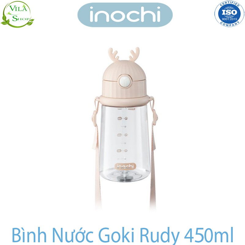 Bình Đựng Nước Cho Bé, Bình Nước Goki Rudy 450ml, Bình Nước Cao Cấp Chính Hãng Inochi Đạt Tiêu Chuẩn Xuất Nhật | BigBuy360 - bigbuy360.vn