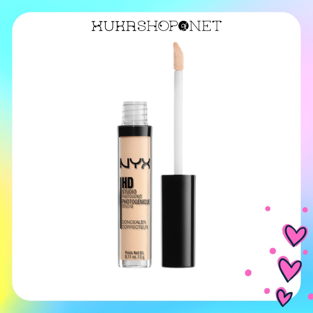 [Chính hãng] Kem che khuyết điểm lâu trôi NYX HD Photogenic Concealer Wand chống thấm độ che phủ cao (3g)