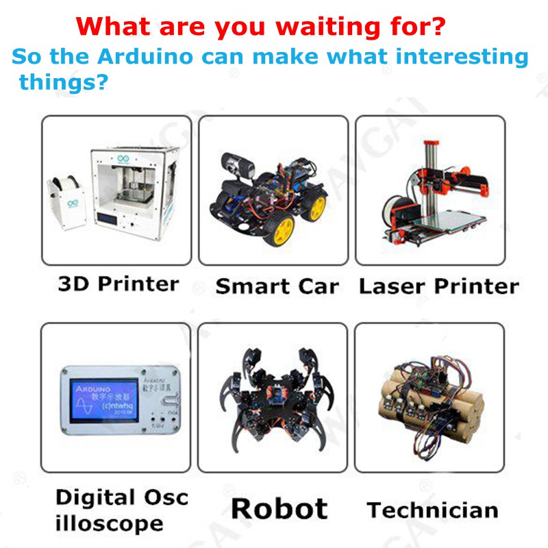 Bộ tấm chắn CNC V3 máy in 3D + 4 bảng mạch mở rộng trình điều khiển A4988 cho Arduino + UNO R3 với cáp USB