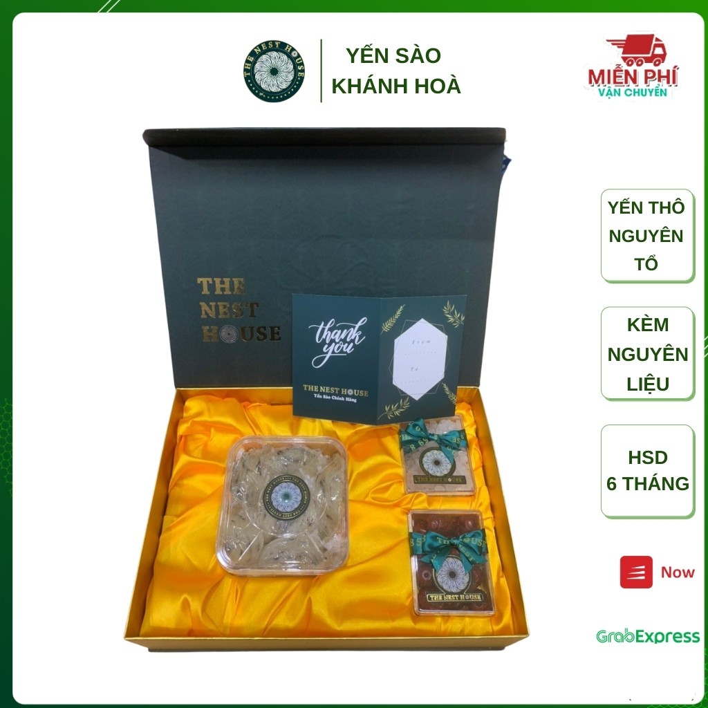 Tổ yến sào thô nguyên tổ nguyên chất 50gr 100gr tổ yến già ít lông The Nest House