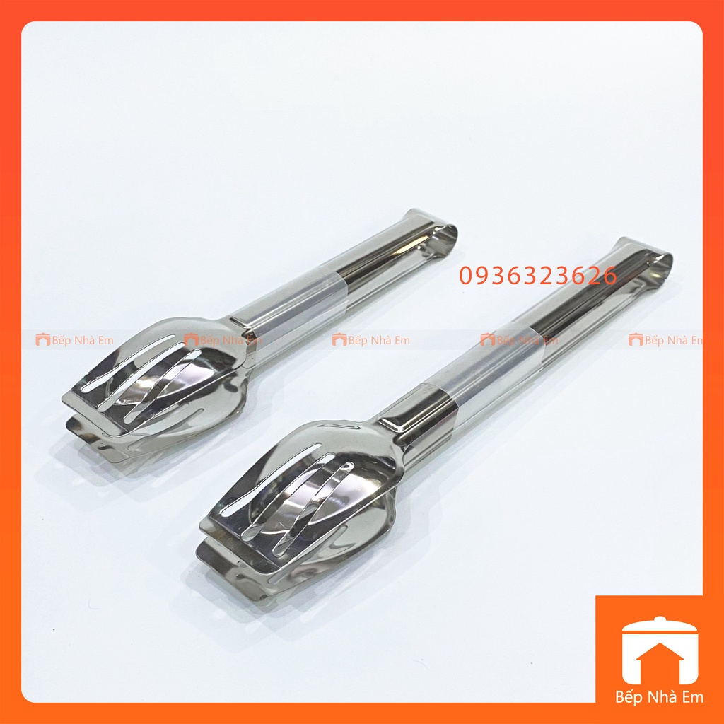 Kẹp Gắp Thức Ăn - Kẹp Gắp Bánh Inox Cao Cấp 02 - Hàng Nhập Khẩu