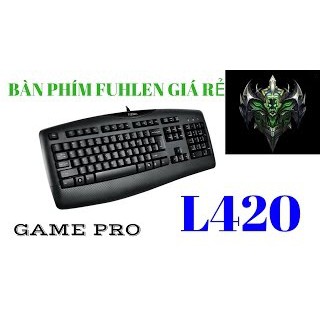 Bàn phím chuột Fuhlen L411 chính hãng cũ chơi game cổng kết nối USB,hàng thanh lý vẫn dùng tốt | BigBuy360 - bigbuy360.vn