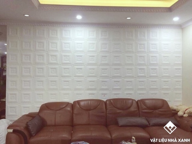 Xốp dán tường giả da 60.60 dày 1cm dùng livetream | BigBuy360 - bigbuy360.vn