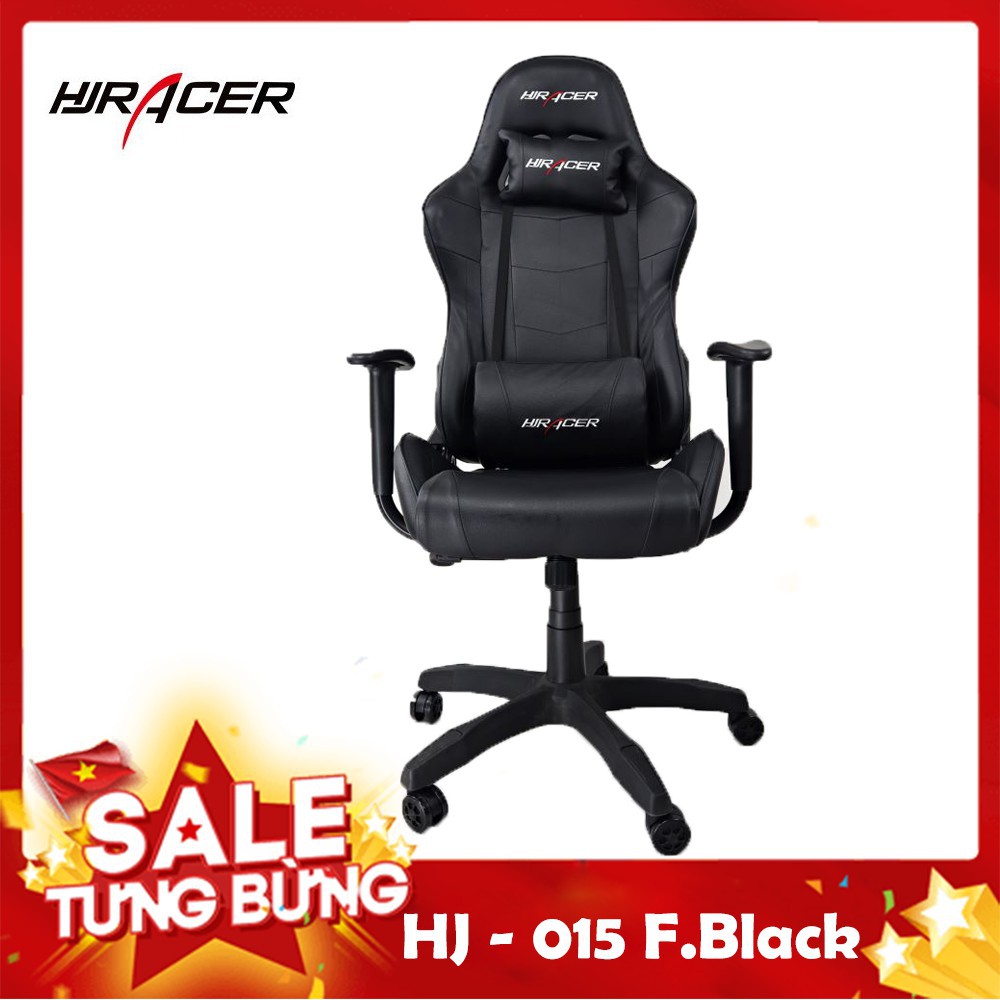 Ghế chơi game HJRACER - 015 Full Black Siêu Đẹp ( Bảo hành 2 năm )