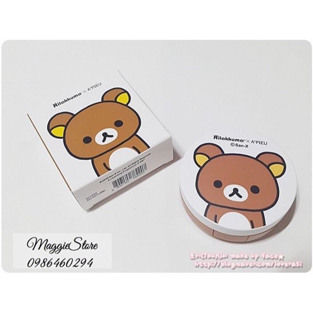 Phấn nước A’Pieu Rilakkuma Air Fit Cushion XP SPF50 PA+++
