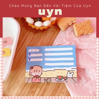 Giấy Nhớ Hoạt Hình Cute - Giấy Note