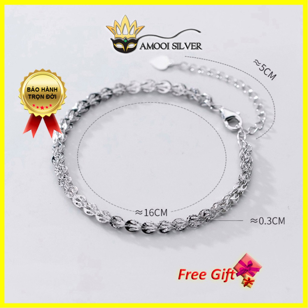 Lắc tay bạc S925 đuôi phụng - Amooi Silver AT76