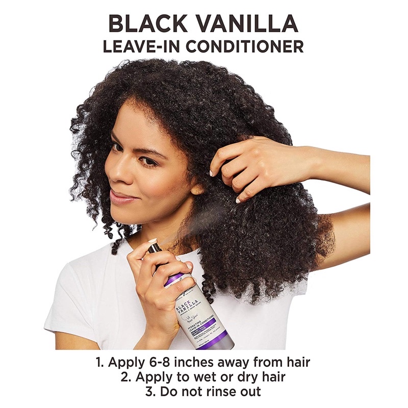 Carol’s Daughter - Hydrating Leave-In Conditioner “Black Vanilla” | xịt dưỡng tóc hương vani