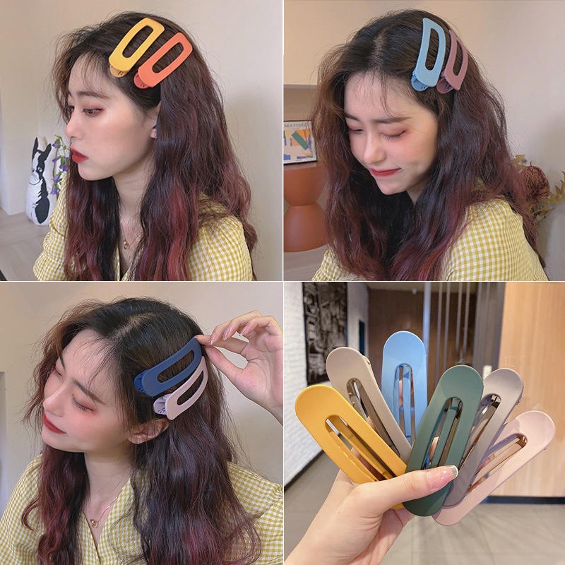 Kẹp tóc dài nhiều màu sắc ngọt ngào xinh xắn