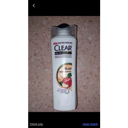 combo 5 chai dầu gội CLEAR thảo dược dùng cho da đầu yếu 140 ml.