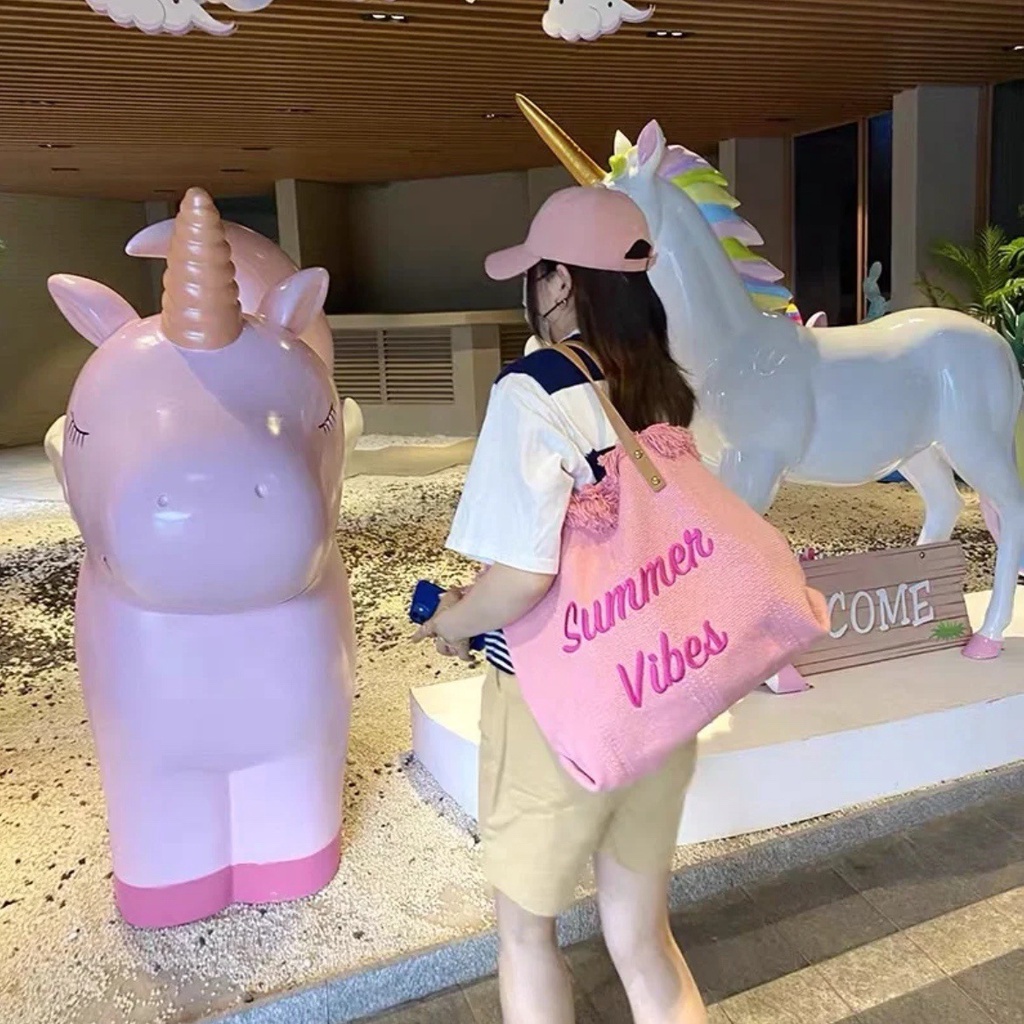 Túi Xách Tote Cỡ Lớn Thời Trang Đi Biển Thanh Lịch