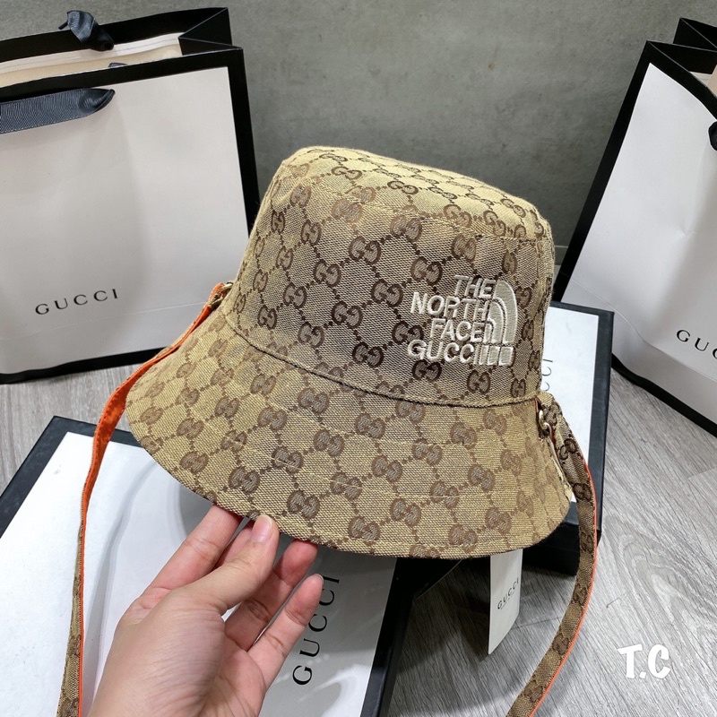 Cặp Mũ Bucket & Lưỡi trai GC NEW 2022, hàng Quảng Châu cao cấp MS17146