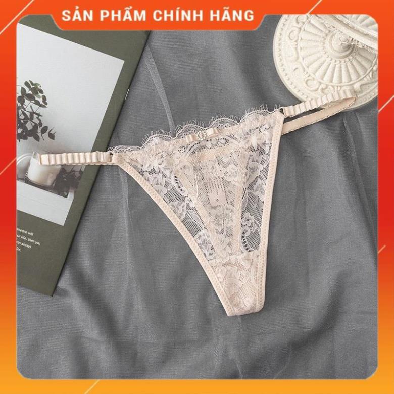 Quần Lót Nữ Ren Lọt Khe Sexy Chun Hông Gợi Cảm Ôm Dáng Tạo Đường Cong Quyến Rũ 8001