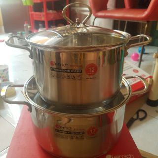 Bộ nồi inox Elmich 2353367 - 2 chiếc