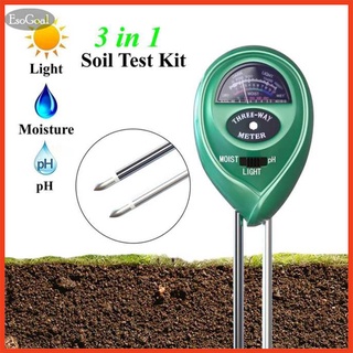 Máy đo, dụng cụ đo độ PH đất 3 trong 1 (PH, Độ ẩm, Ánh sáng) cho kết quả nhanh, chính xác