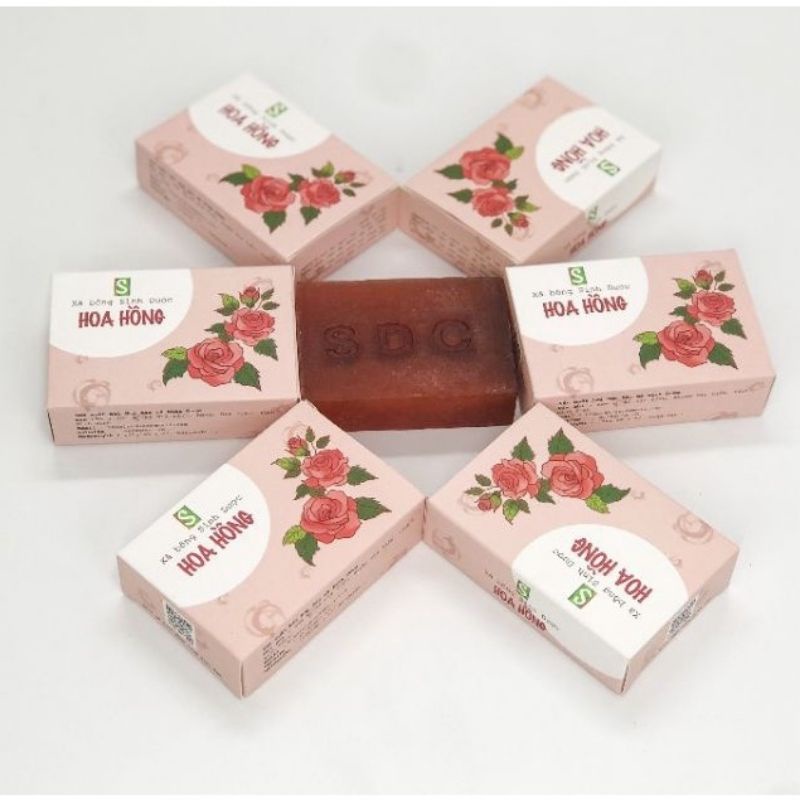 Xà Bông Hoa Hồng HTX Sinh Dược 100g