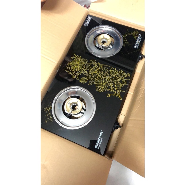 Bếp gas đôi dương kính Sunhouse SHB2106