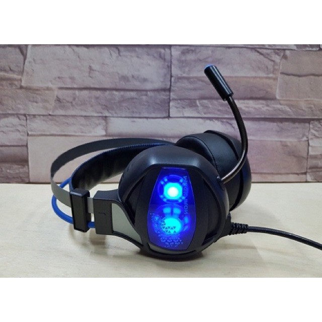 Tai nghe gaming Wangming M09 4 loa 7.1 USB (Đen) - Hàng nhập khẩu