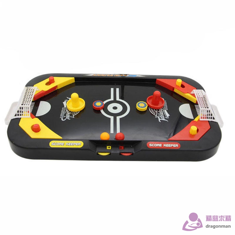 Dragon★ 2 In 1 Mini Hockey Soccer Game Arcade Style Ice Hockey Table Play Family Interactive Sports Kids Fun Toy Gifts