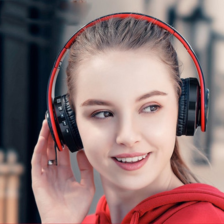 Tai nghe gaming Bluetooth chụp tai, Âm thanh HIFI chuẩn stereo, có Mic đàm thoại 2 chiều, âm bass mạnh, Pin sử dụng lâu