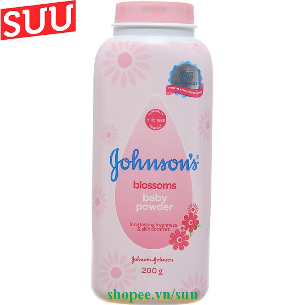 Phấn Thơm 180g Johnson' Blossoms Baby Chính Hãng.