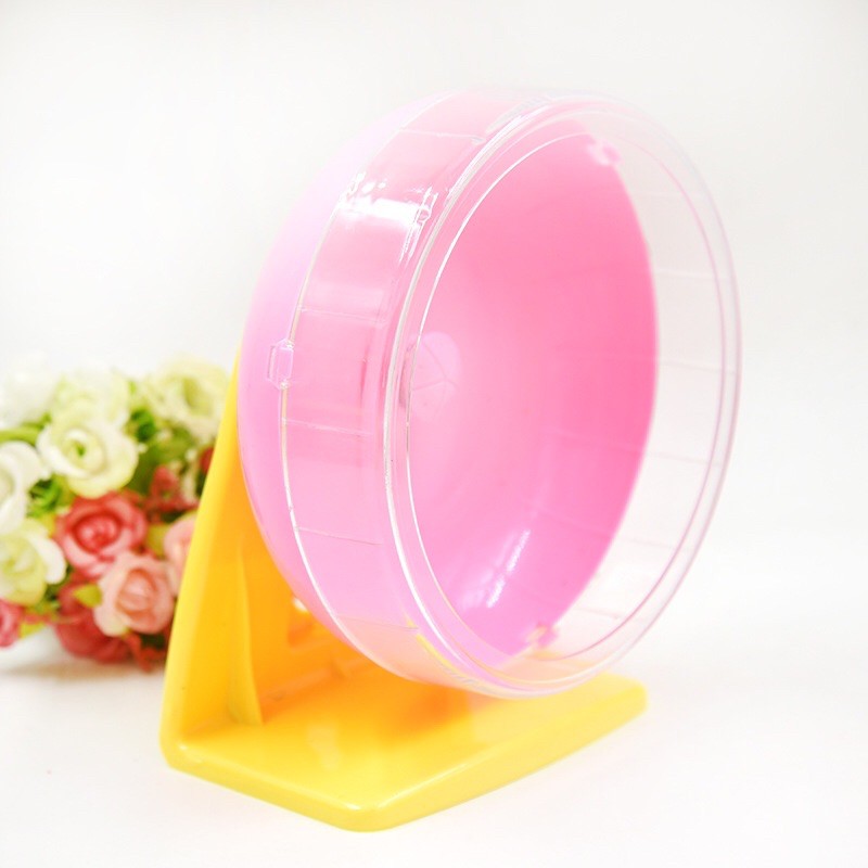 Wheel chạy thể dục cho hamster, đường kính 15cm, kèm đế