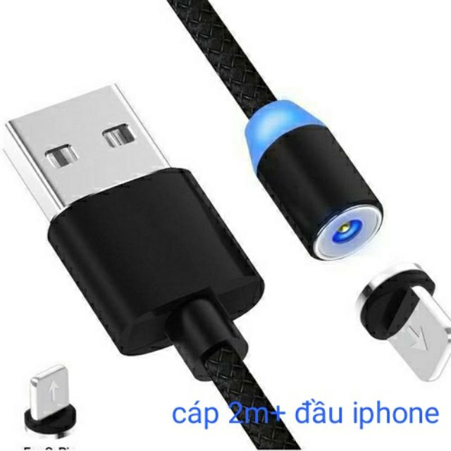 Dây Sạc Nam Châm Cho Iphone - micro Dài 2m