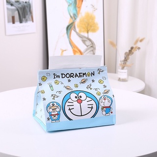 Túi Đựng Khăn Giấy Da PU Gấp Gọn Doremon Doraemon