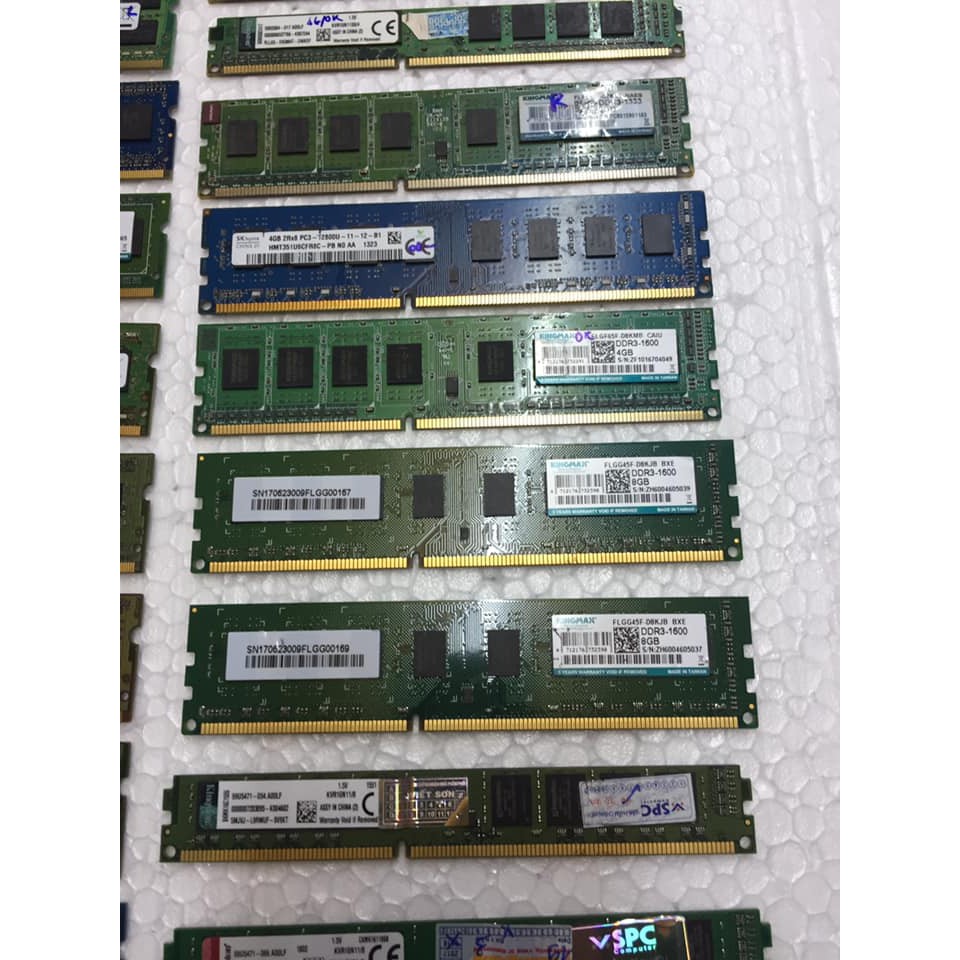 RAM DDR3 2G 4G Buss 1333 Bus 1600 CHO PC VÀ LAPTOP