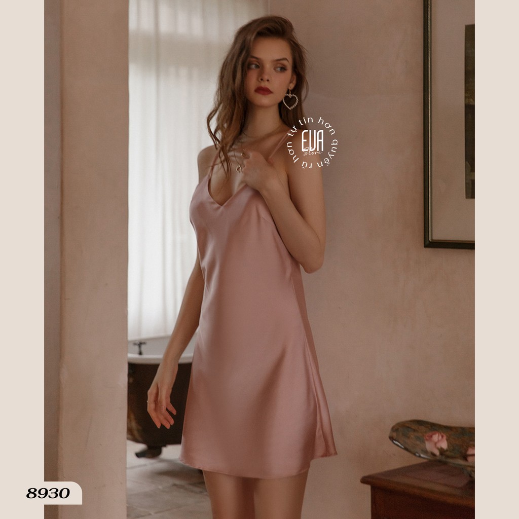 Váy ngủ nữ chất lụa satin sexy 8930 | BigBuy360 - bigbuy360.vn