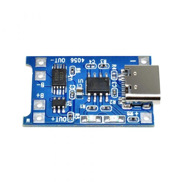 Mạch sạc, bảo vệ quá tải pin Li-ion 1s 5v cao cấp dùng chân Type-C