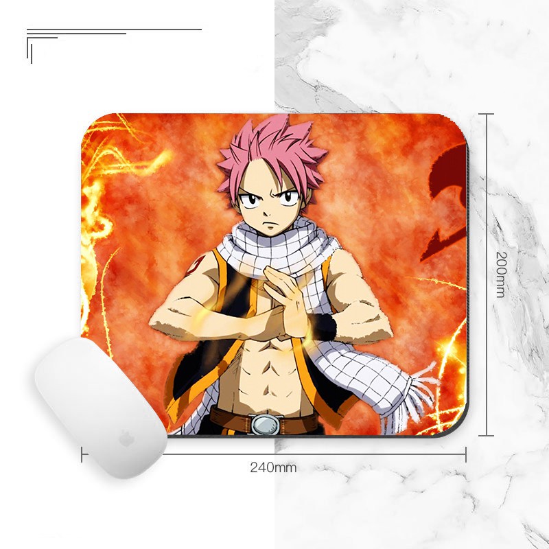 Miếng lót chuột IN HÌNH Fairy Tail Hội pháp sư anime chibi tiện lợi xinh xắn