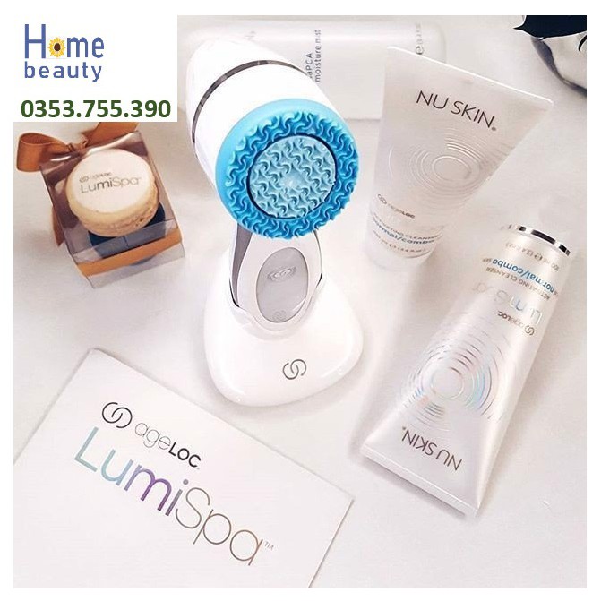 Bộ sản phẩm máy rửa mặt và sữa rửa mặt ageLOC LumiSpa cho Da Thường - BH 2 Năm (có hóa đơn và phiếu bảo hành chính hãng)