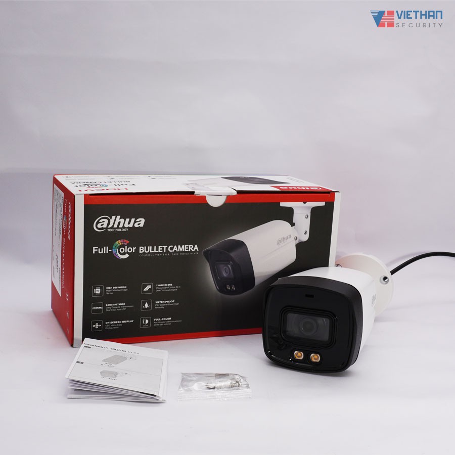 Camera HDCVI 2MP Full Color DAHUA DH-HAC-HFW1239TLMP-LED - Hàng chính hãng