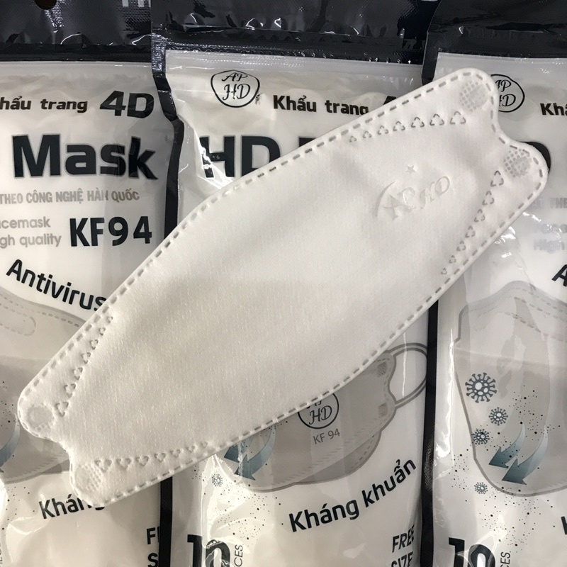 Khẩu trang y tế 4D Mask kháng khuẩn 4 lớp Hàn Quốc DQ94