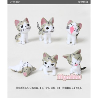 Set 6 Mô Hình Mèo Con Xinh Xắn Đáng Yêu Trang Trí Nhà Cửa giảm chỉ 