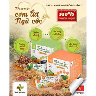 Thanh Cơm Gạo Lứt  Ngũ Cốc Rong Biển TRUE NATURAL Không Sợ Béo | BigBuy360 - bigbuy360.vn