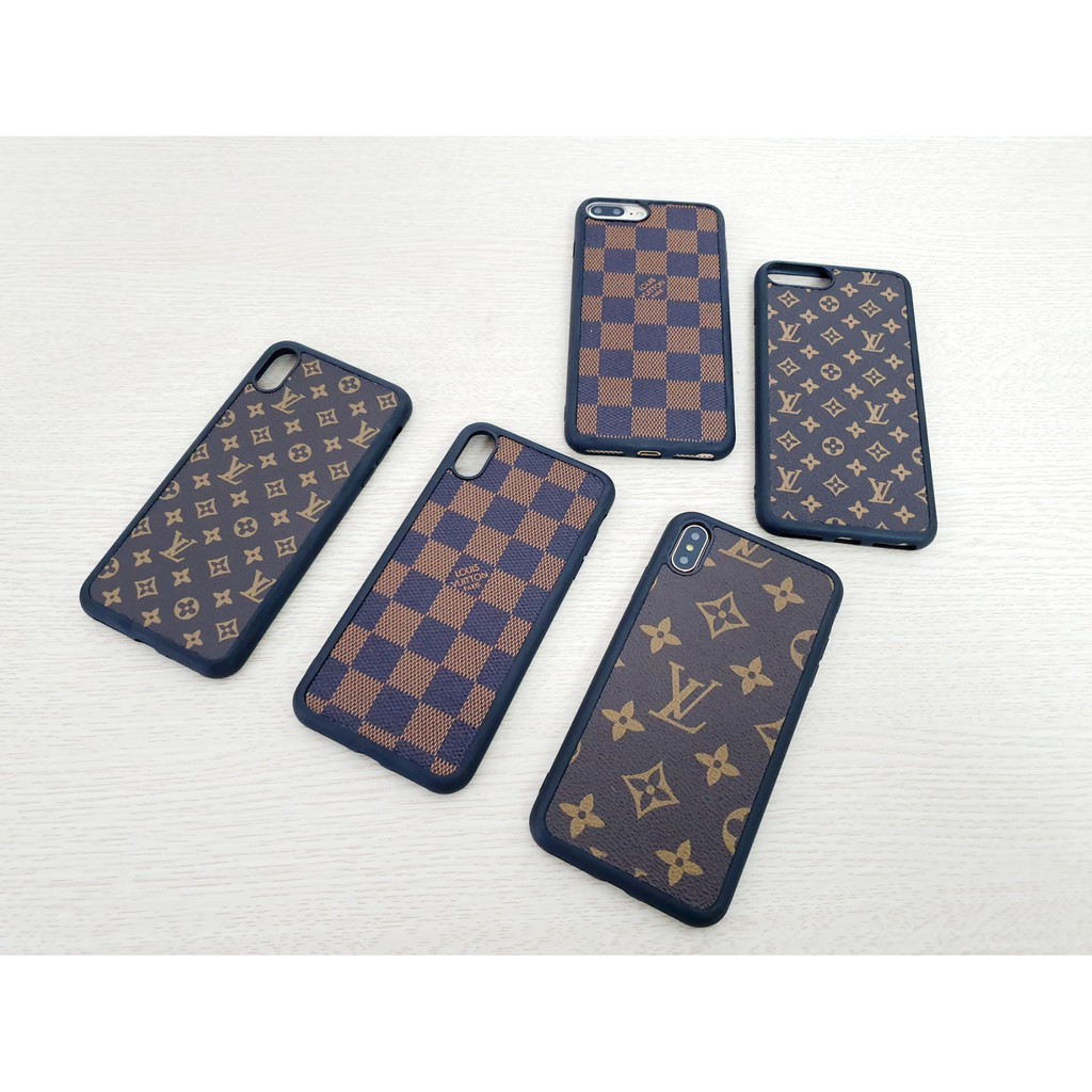 Ốp LV lót nhung xịn iPhone X,Xs,XSMax , XR 7 plus, 8 plus da Canvas nhiều họa tiết rẻ đẹp