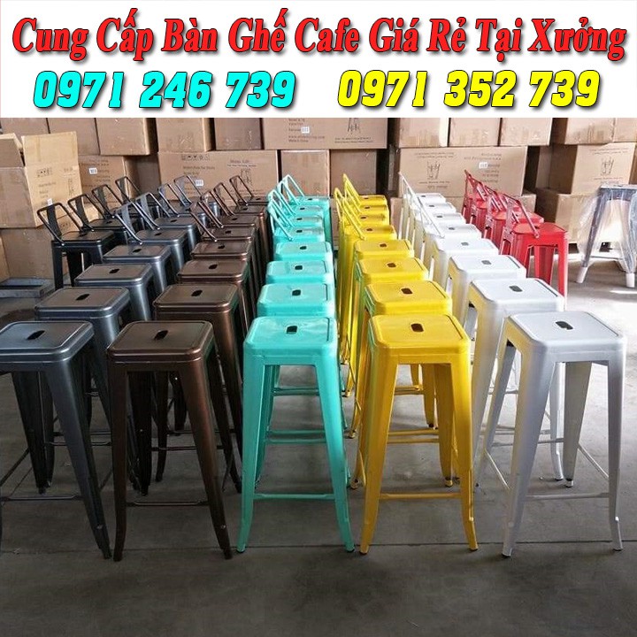 Ghế cao, ghế bar tolix nhập khẩu giá rẻ nhất