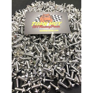 Ốc inox 304 salaya 4x15 5x15 6x15 6x20 8x25