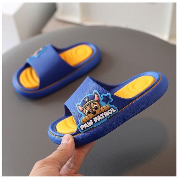Dép lê, dép quai ngang mẫu mới 2022 Paw patrol chú cho cứu hộ chống trượt siêu đẹp cho bé D003