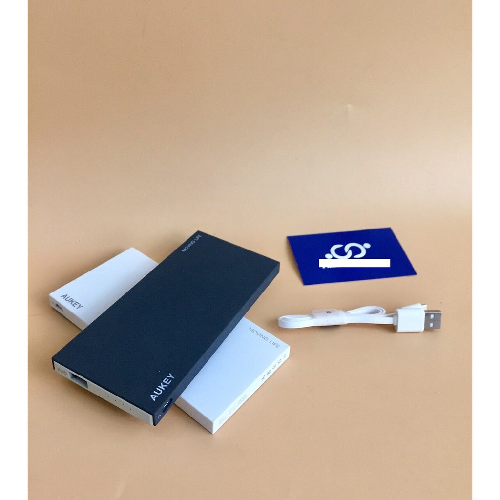 Pin sạc dự phòng Aukey PB-N21, 8000 mAh, công nghệ sạc nhanh AiPower - Huco Việt Nam
